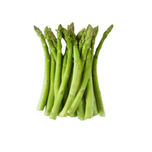 Fresh green asparagus, bunch