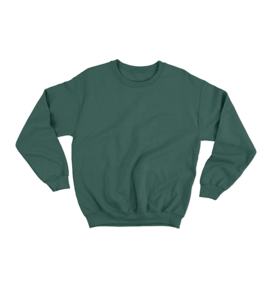 Warm sweatshirts without a hoodie