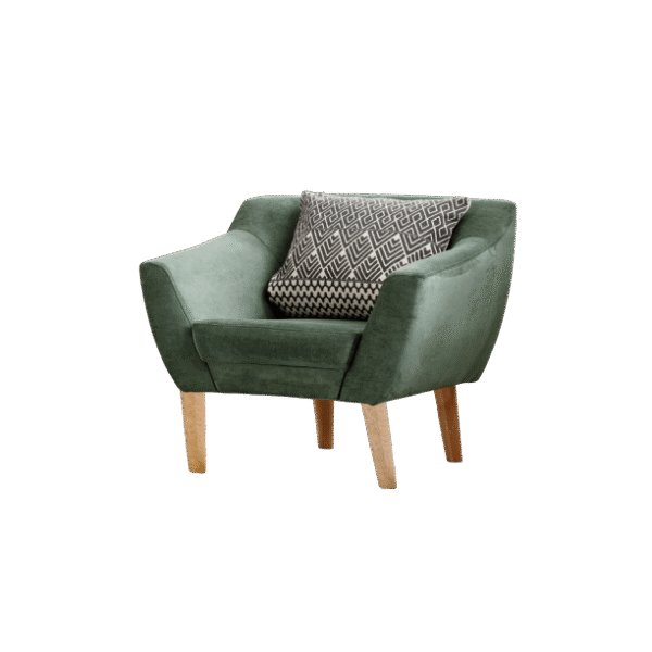 Single chair with cushion included