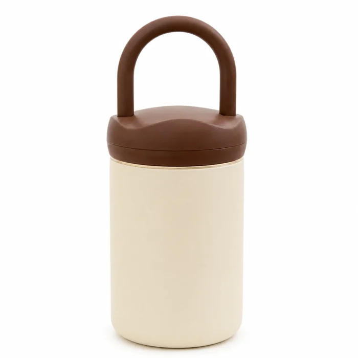 GlassArch: Glass Bottle with Structural Carry-Handle & Phone Rest | Capacity 490ml (approx) GlassArch
