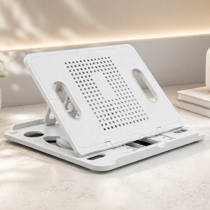 Rotating laptop stand