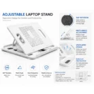Rotating laptop stand