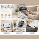 Rotating laptop stand