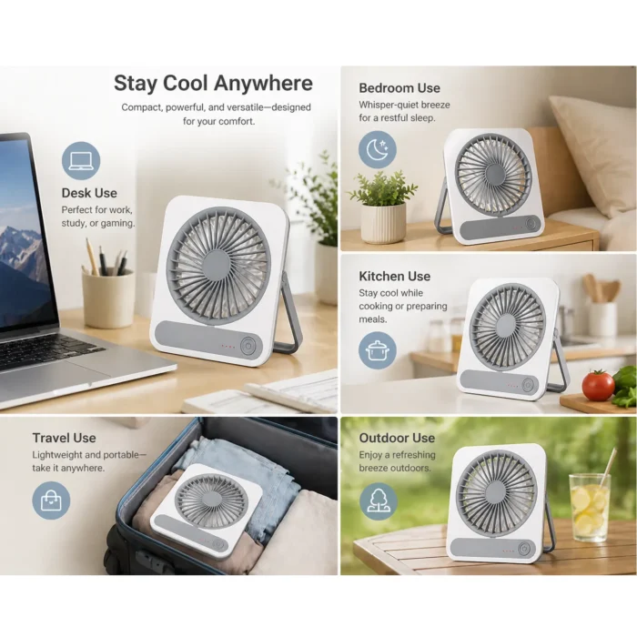 Zephyr: Rechargeable fan