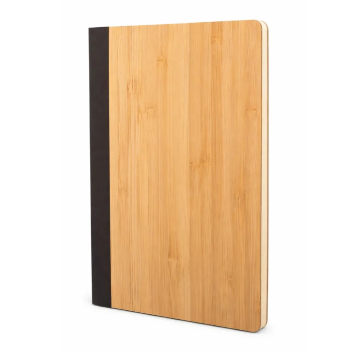 Bamboo A5 size notebook in natural finish | Undated pages bamboo notebook