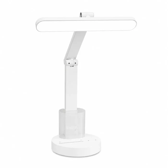 Mini Boss: Rechargeable Folding LED lamp with Touch panel Brightness adjustment | Detachable pen stand | 3 Color light option mini boss
