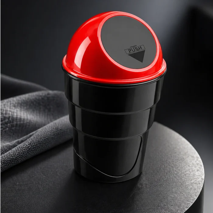 Car trash holder / dustbin (fits in car cup / bottle holder) car trash holder