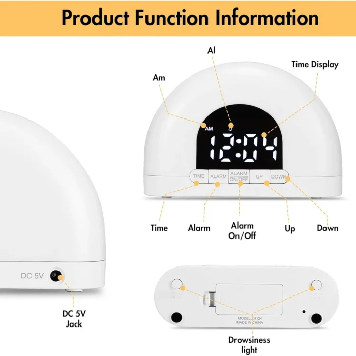 Horizon sunrise clock