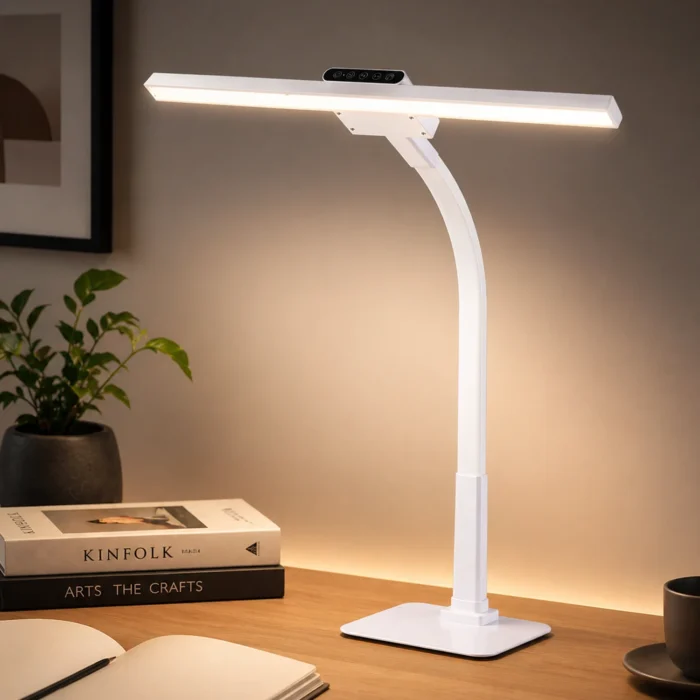 Luxora: Large rechargeable Folding LED lamp with timer & Brightness adjustment | Detachable head with 2 attachments | 3 Color light option | 45 min timer function luxora
