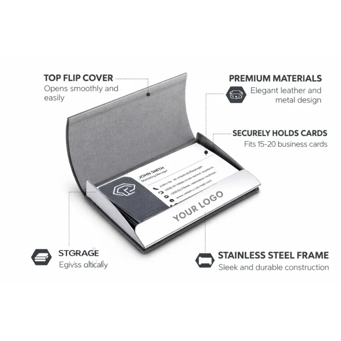 magnetic visiting card holder