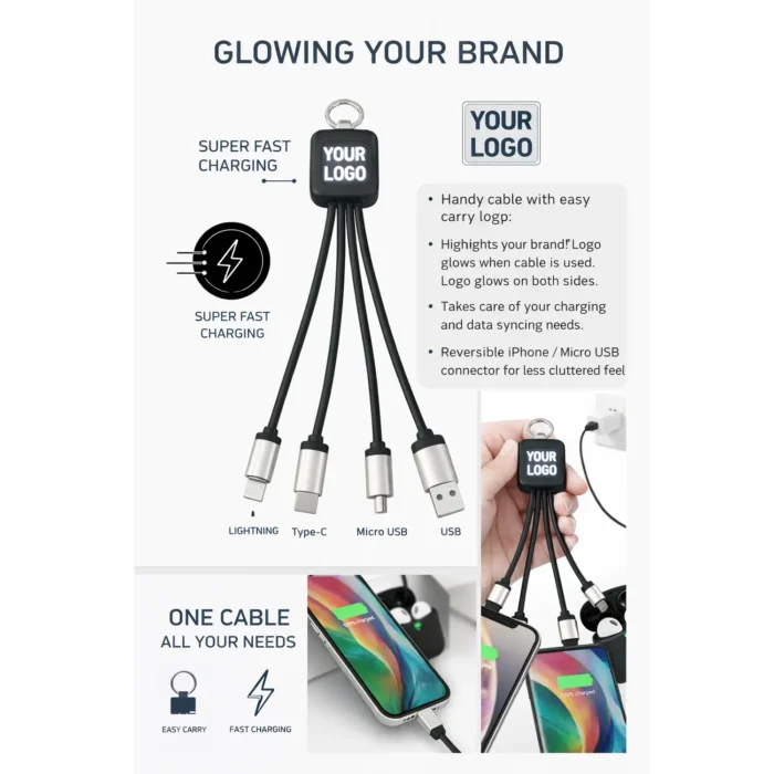 rectangle charging cable