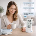see thru clock