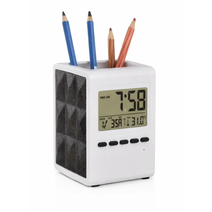 Tumbler with clock