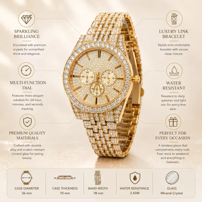 Renaissance Traders Rose Gold Metal Analog Womens Watch women watch