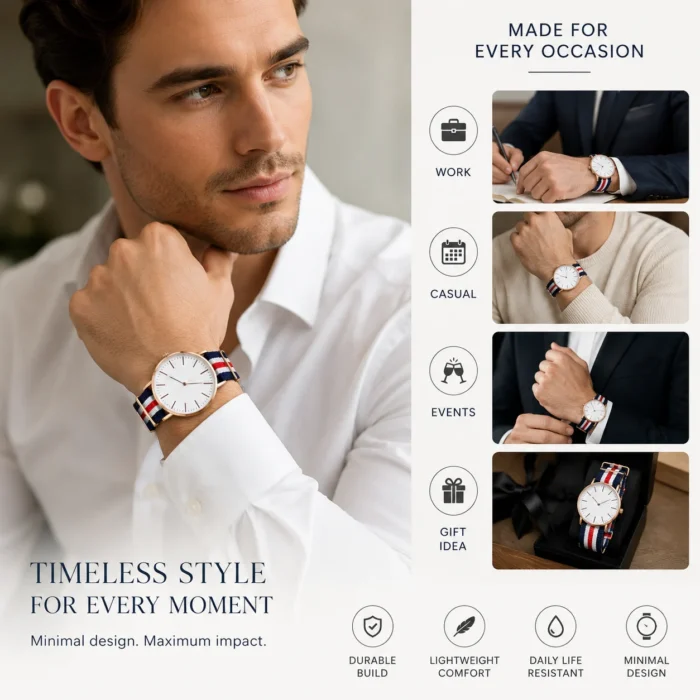 Renaissance Traders - Multicolor Fabric Analog Men and Women Watch men women watch