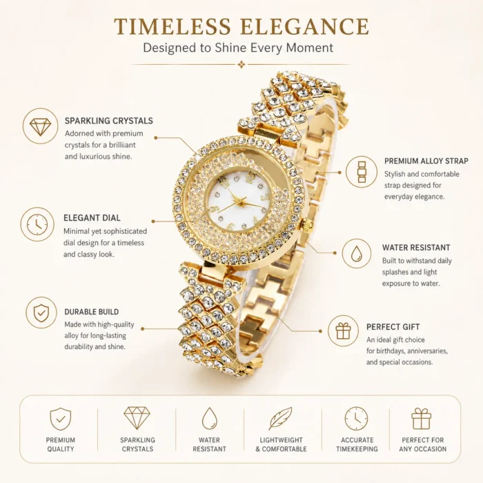 DIGILIFEHUB Analog Watch - For Girls New Trending Bracelet Women Fashion Diamond High Color Women's wrist watch women watch